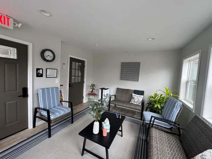 Visitor room for spending time with loved ones