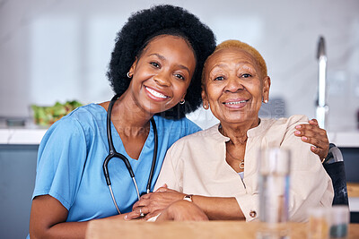 Caregiver assisting a senior resident